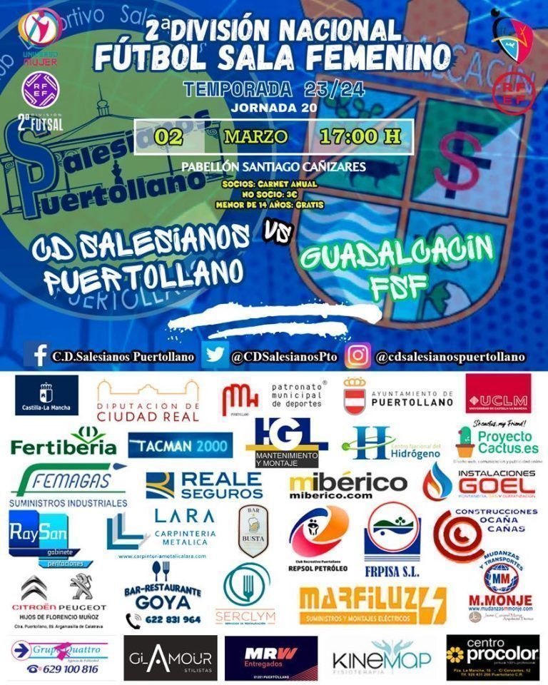CD Salesianos Puertollano – Guadalcacín FSF