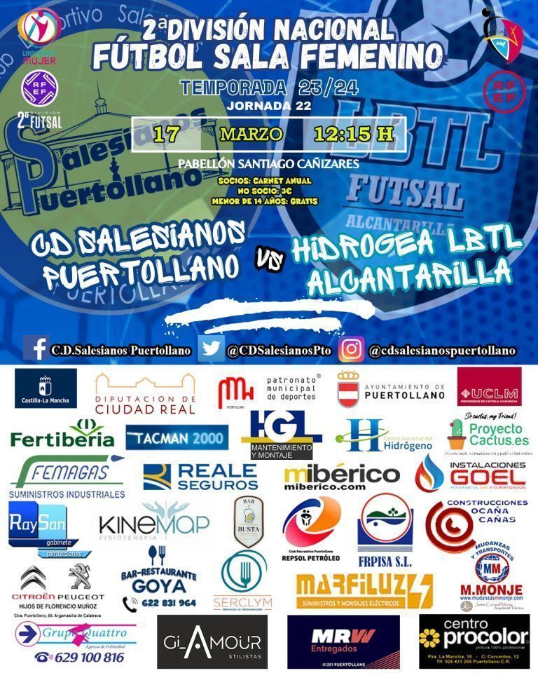 CD Salesianos Puertollano – Hidrogea LBTL Alcantarilla
