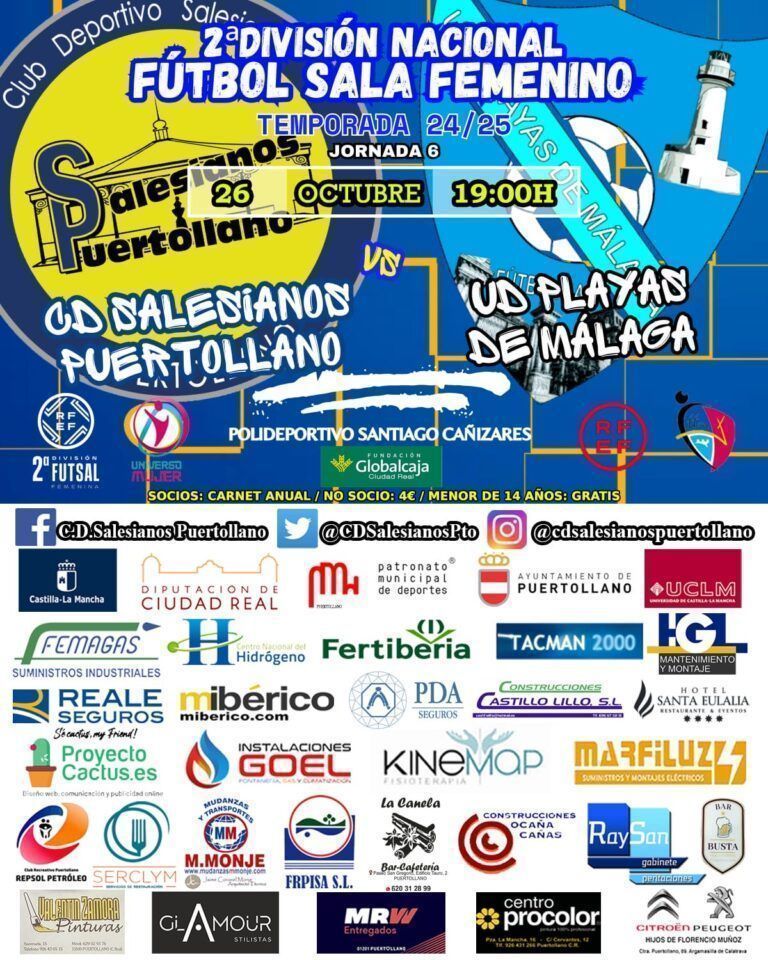 CD Salesianos Puertollano – UD Playas de Málaga