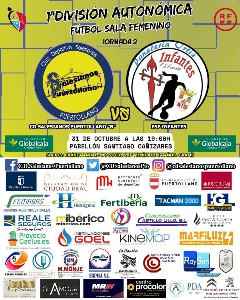 CD Salesianos Puertollano «B» – FSF Infantes