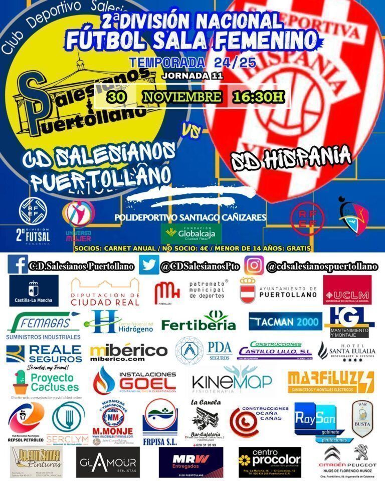 CD Salesianos Puertollano – SD Hispania Yecla