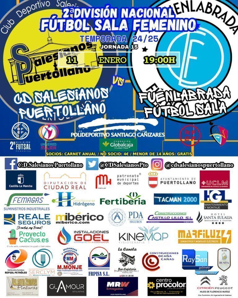 CD Salesianos Puertollano – Fuenlabrada Fútbol Sala