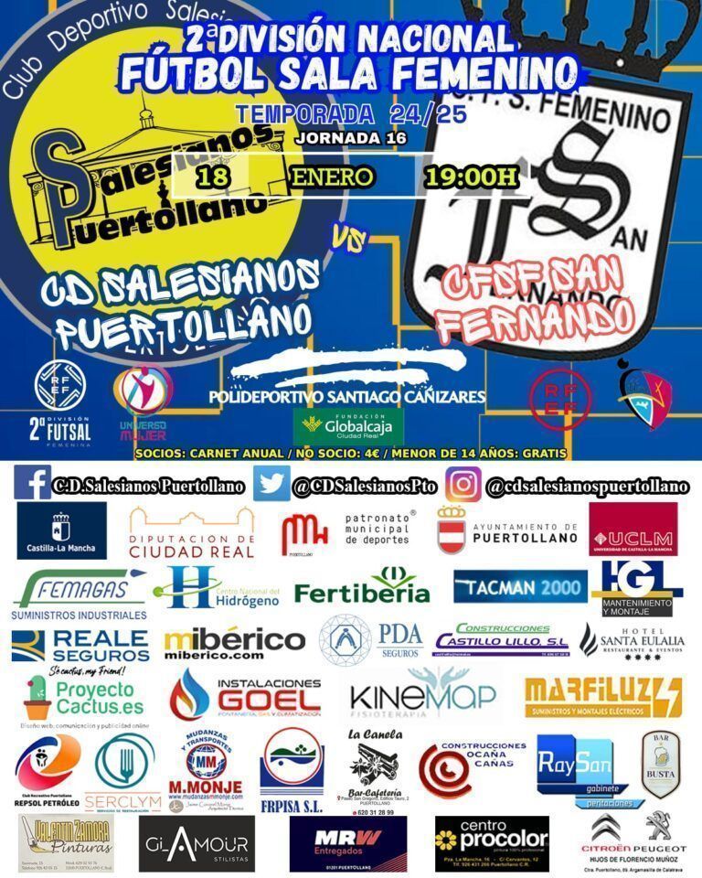 CD Salesianos Puertollano – CFSF San Fernando