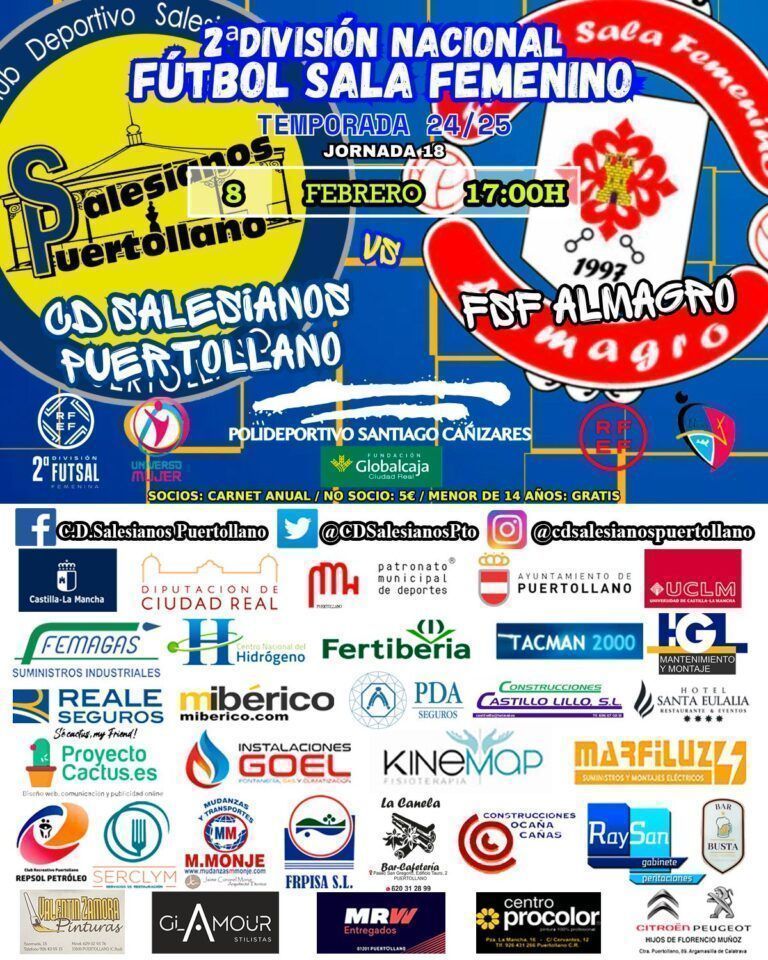 CD Salesianos Puertollano – FSF Almagro