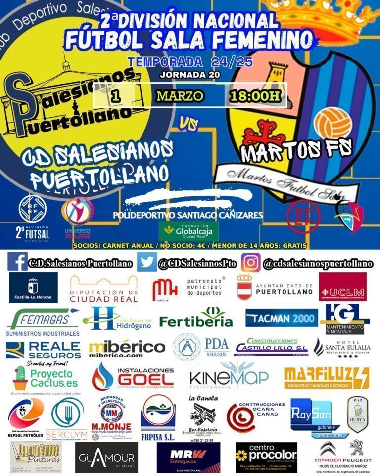 CD Salesianos Puertollano – Martos FS