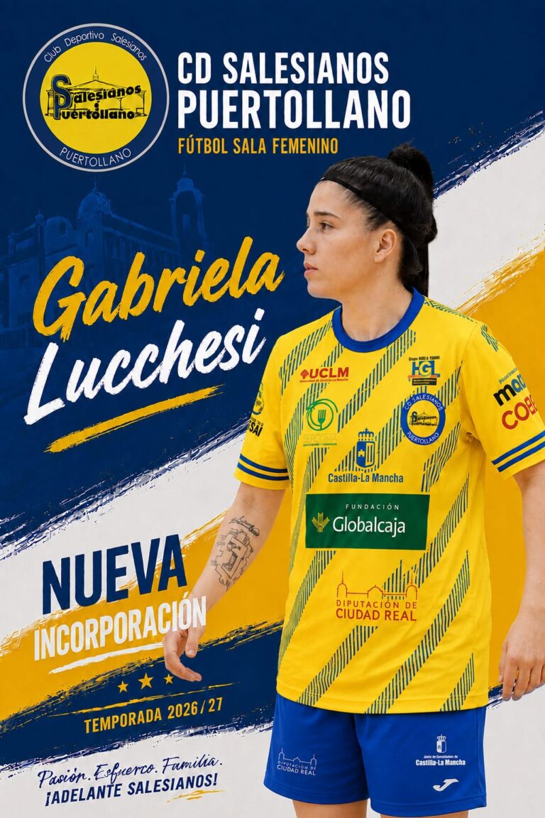 Gabriela Lucchesi, samba brasileña para el Salesianos Puertollano